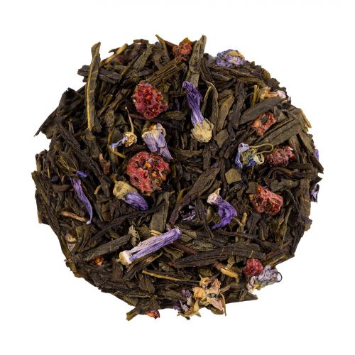 Thé Vert - Violette/Framboise /50g