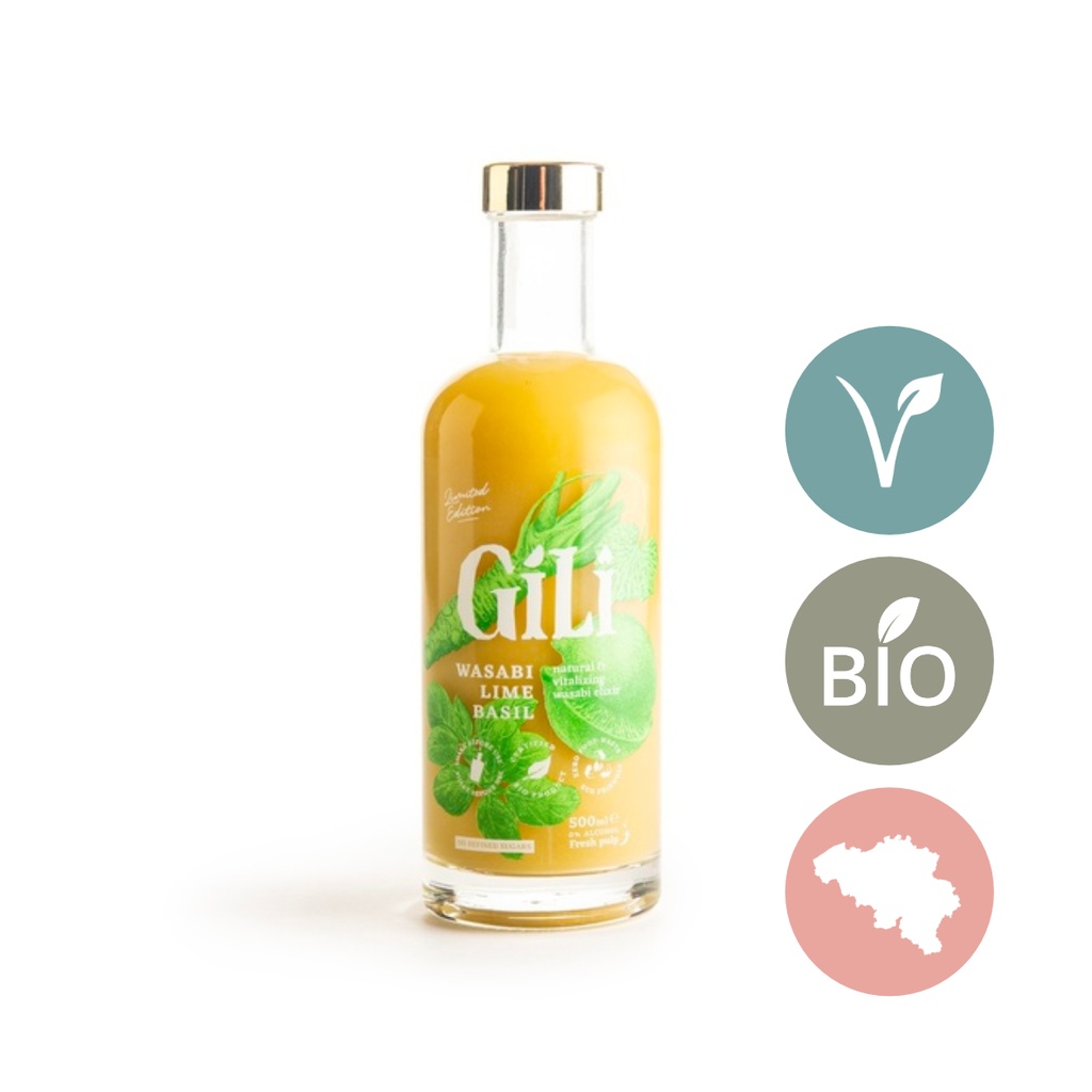 Gili "Hydrate" - Citron vert/Basilic  shot 60ml