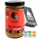 Pâte de curry rouge moyen 100gr