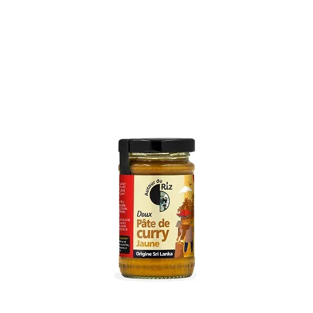 Pâte de curry jaune doux 100gr