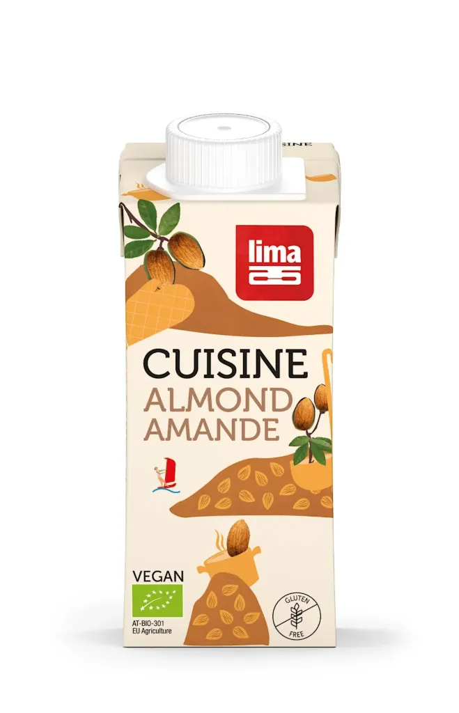 Crème cuisine sans lactose - Amande 200ml