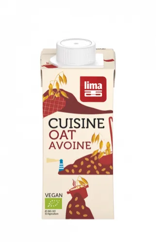 Crème cuisine sans lactose - Avoine 200ml