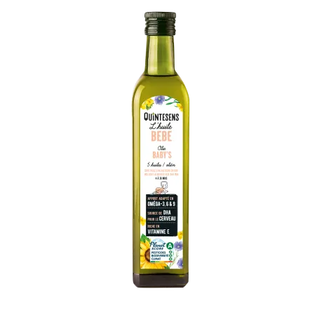 Huile mélange 5 huiles Bébé 4-36mois 250 ml