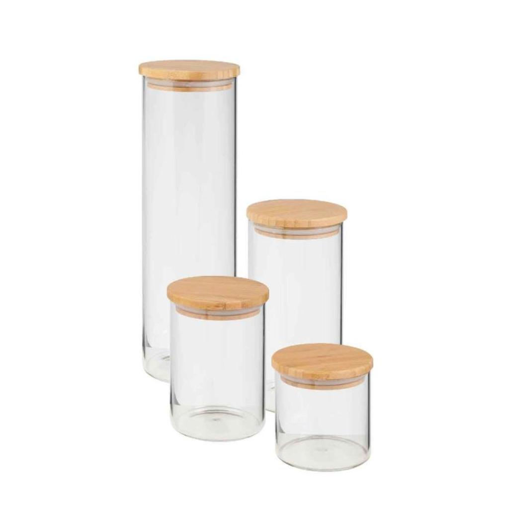 Bocal Verre-Bambou - 0,8L
