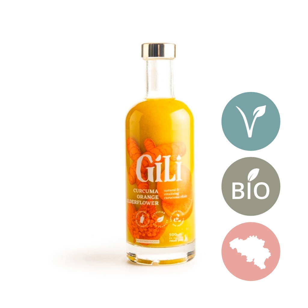 Gili "Recharge" - Curcuma Fleur de sureau 500ml