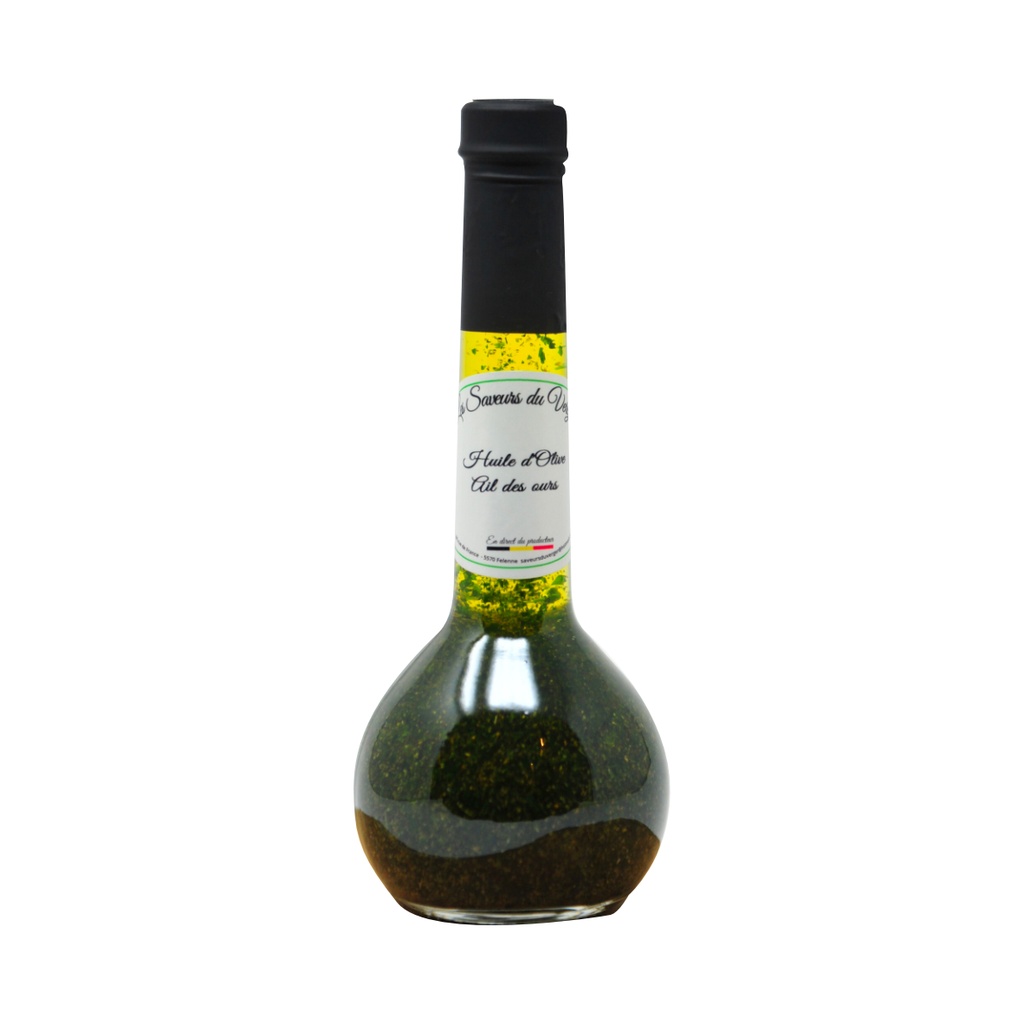 Huile d'olive à l'ail des ours - 20cl