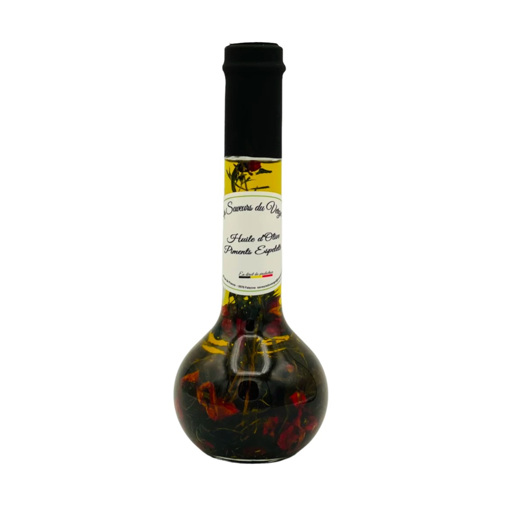 Huile d'olive au piment d'Espelette - 20cl