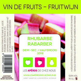 Vin blanc Rhubarbe 75cl