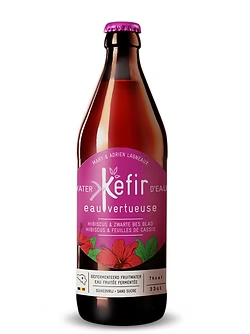 KEFIR Eau vertueuse - Hibiscus et feuille de cassis 33cl
