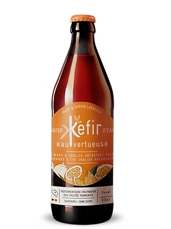 KEFIR Eau vertueuse - Orange et thé English Breakfast 33cl