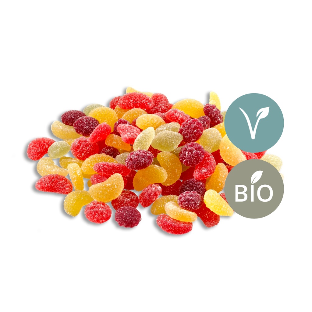 Bonbons aux fruits /100g