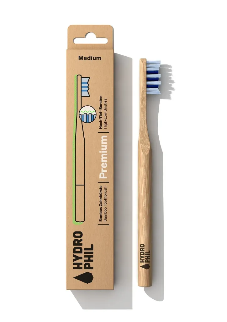 Brosse à Dents en Bambou - Medium