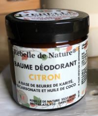 Déodorant Solide - Citron - REBELLE DE NATURE 