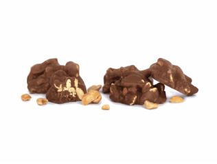 Rocher cacahuètes choco lait /100g