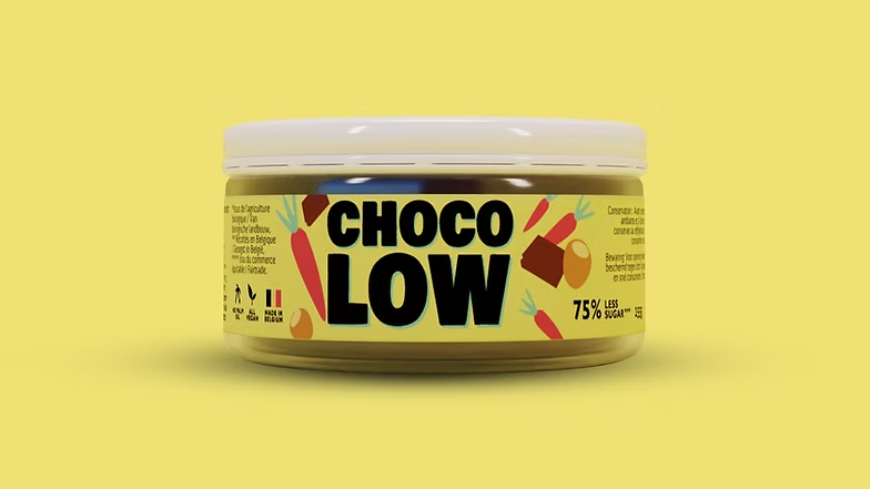Chocolow jaune - Pâte à tartiner sans sucre 