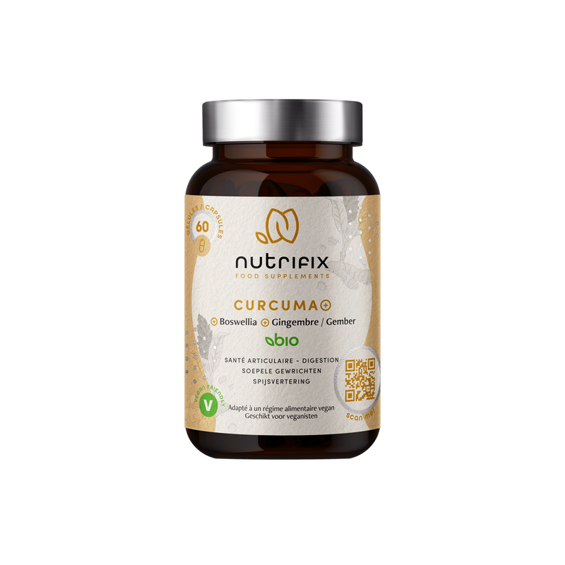 Curcuma+ BIO - 60 gélules - NUTRIFIX
